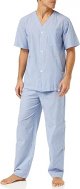 Men's Short Sleeve Top and Long Pants Pajama Set